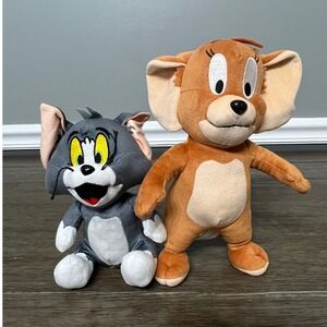 Tom and Jerry Plush Toys - Bundle Set Cat & Mouse Cartoon Characters